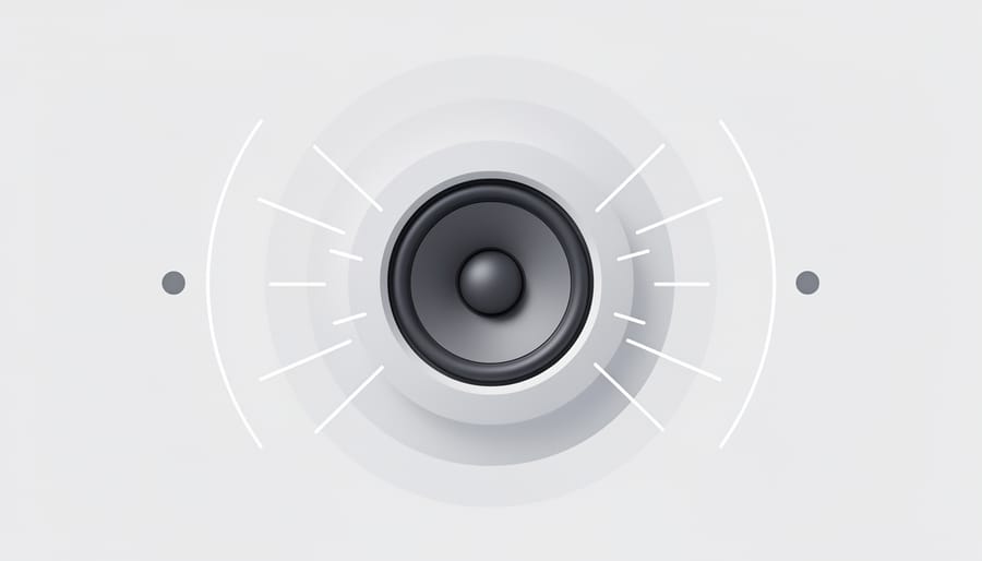 Abstract close-up of a person speaking, symbolizing call clarity with earbuds